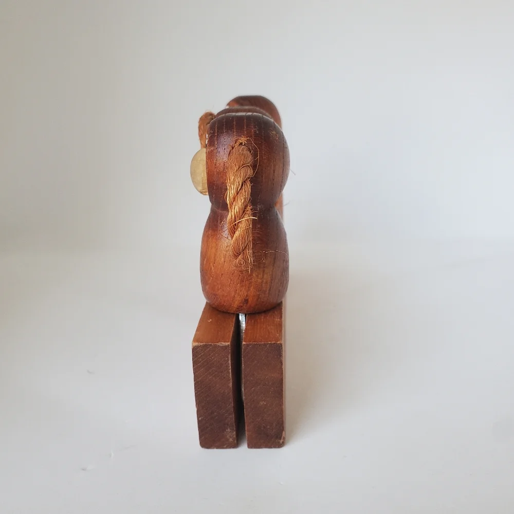 Vintage Wooden Monkeys Bar Tool Set Hear No Evil • See No Evil • Speak No Evil - Picture 5 of 11